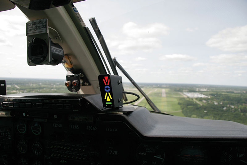 Alpha Systems AOA Eagle Angle of Attack Indicator Installed in a Mitsubishi MU-2B-60